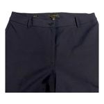 Talbots  Heritage Navy Jersey Knit Straight Leg Side Zip Dress Pants Size 10 Photo 2