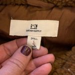 Thread and Supply  Womens Long Sleeve Full Zip Sherpa Teddy Fleece Jacket Small Photo 4