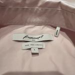 Foxcroft  NYC Women's Pink No Iron Stretch Button Up Shirt Size Large Career Photo 5