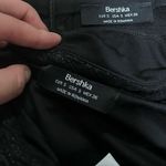 Bershka NEW  shimmery black corset bustier wrap skirt set Photo 2