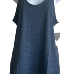 Halston Tunic‎ Tank Top Women M Blue Razorback Activewear Lounge Sporty Leisure Size M Photo 0