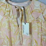 Ted Baker Frisis Frill Printed Short Sleeve Blouse Top Size 1 US 4 Photo 7
