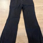 ZARA Black Flare Mid-Low Rise Denim Jeans- Size 8 Photo 5