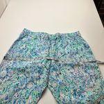Lilly Pulitzer Lilly Pulitzer Taron Pull On 100% Linen Pants Surf Blue Soleil It On Me Size XL Photo 7