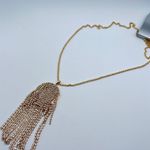 INC  International Concepts Crystal Drape Long Pendant Necklace in Gold-Tone Photo 1