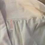 Free People Movement  White Orange Women citrus lemon medium loose Shorts striped Photo 3