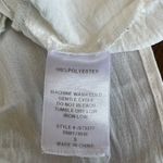 Hailey & Co. White Ruffle Tiered blouse with Pastel Accents size S Photo 2