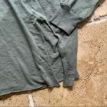 Feel the Piece  Los Angeles 72 Always Sunny Green Long Sleeve Tee Tie Front S Photo 2