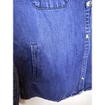 Life in Progress  Denim chambray Button Up Blouse Top Size XS Photo 2