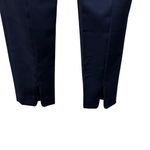 J.Crew Womens Carreman Straight Leg 4 Season Navy Slim-Fit Pants Size 14 Photo 5