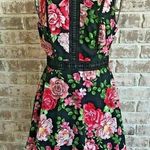Disney  Princess Floral Sleeveless Dress Small NWOT Back Zip Fit Flare Cr… Photo 0