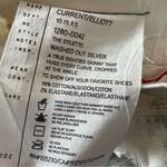 Current/Elliot The Stiletto Jeans in Washed Out Silver Size 24 Retail $228.00 Photo 10