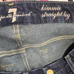 7 For All Mankind  Dark Indigo Straight Leg Jeans Photo 2