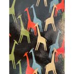 Fossil  Keyper Giraffe Print Leather Trim Handbag Tote Purse Coated Canvas Zipper Photo 2