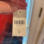 Anthropologie Mauve gathered ballon blue plaid strapless jumpsuit Photo 11