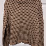 Lands' End  beige and blue cardigan size medium Photo 3