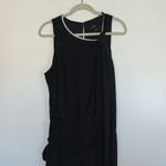 EUC MSK Black Sleeveless Jumpsuit Rhinestone Edges sz XL Photo 1