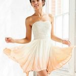 Ecote Pink Sunset Ombré Beaded Mini Dress Photo 1