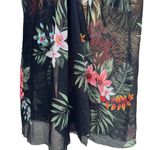 Kona Sol ™ Black Tropical Print top Photo 8
