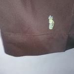 Coral Bay Golf 16 Chocolate Lime Bermuda Shorts Plus Green Photo 3