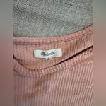 Madewell Women's Light Tan Textured Short Sleeve Tee Photo 2