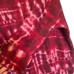 French Laundry  red tie dye long sleeve thermal shirt size large Photo 1