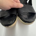 Eileen Fisher  Sandals Womens‎ 9 Black Sport Tumbled Leather Sneaker Photo 2