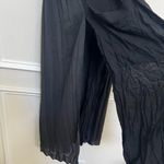 ZARA Pleated Flowing Open Front Vest Size XS Black Photo 7