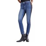 7 For All Mankind high rise skinny two tone jeans 26 Photo 13