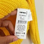 Koton Crew Neck Cropped Sweater Size Large Yellow Photo 4