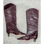 Schutz NEW  ABBEY KNEE HIGH BOOTS IN BROWN SZ 6.5 Photo 2