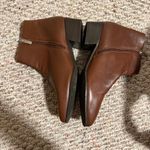 Aquatalia  Fuoco Leather Ankle Boot Bootie in Brown- Size 9.5M Photo 3