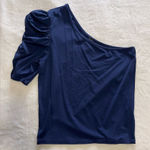 Bobi  LOS ANGELES Ink Blue One Sleeve Women’s Top NWT Sz M Photo 0