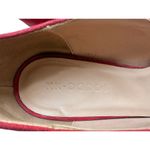 KK DODDS Mary Jane Heels in Red Nubuck Suede Size 38.5/ US 8 Photo 7