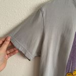 Garfield Vintage Y2K Grey Purple So Not Amused Casual Short Sleeve Graphic Tee Photo 5