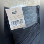 Levi's LEVI’S Flare Ribcage Bell Jeans Black Dark  24W-32  Cordur NWT Photo 4