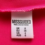 Missguided 🔃 Pink Front Plunge Mini Dress Photo 9