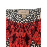 Anthropologie  109% silk dress by Kachel black & cream print Photo 2