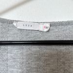 Lush Clothing Lush- Gray Long Sleeve Women's Top Photo 1