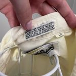 Diane Von Furstenberg  Butter Yellow Pintuck Button Down Shirt Size 10 Photo 3