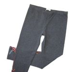 Johnny Was NWT Aivita Legging in Charcoal Gray Embroidered Stretch Cotton Pant S Photo 1