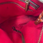 Dooney & Bourke Tan Pebble Leather Vintage Tote Bag Photo 10