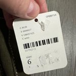 Free People Splendor In The Grass PaperBag Waist Mini Skirt in Army Green Size 6 Photo 7