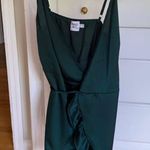 Princess Polly Green Wrap Dress Photo 2