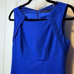 Tahari Ponte Knit Dress Trendy Lined Pencil Square Neck Sleeveless Dressy 4 Photo 2