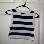 Sincerely Jules Navy and White Striped Tank Top Photo 2