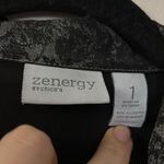 Chico's Zenergy by black and grey full zip athletic athleisure Workout sporty Photo 5