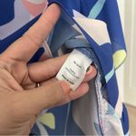 CROSBY by Mollie Burch  Blue Floral Ruffle Blouse Photo 2