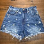 Madewell  The Perfect Jean Short Embroidered Daisy Edition Womens 25 Photo 1