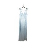 Show Me Your Mumu Show‎ Me Your Mumu Charlotte Bow Dress Size XL Light Blue Taffeta Bridesmaid NEW Photo 4